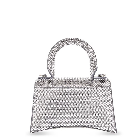 Balenciaga HOURGLASS XS HANDBAG WITH RHINESTONES - Picture 4 of 7